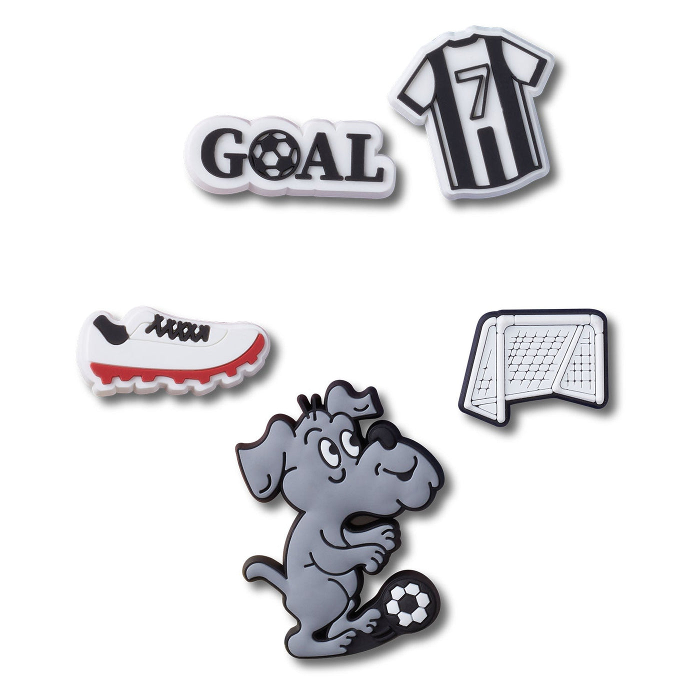 Soccer Goal 5 Pack Jibbitz