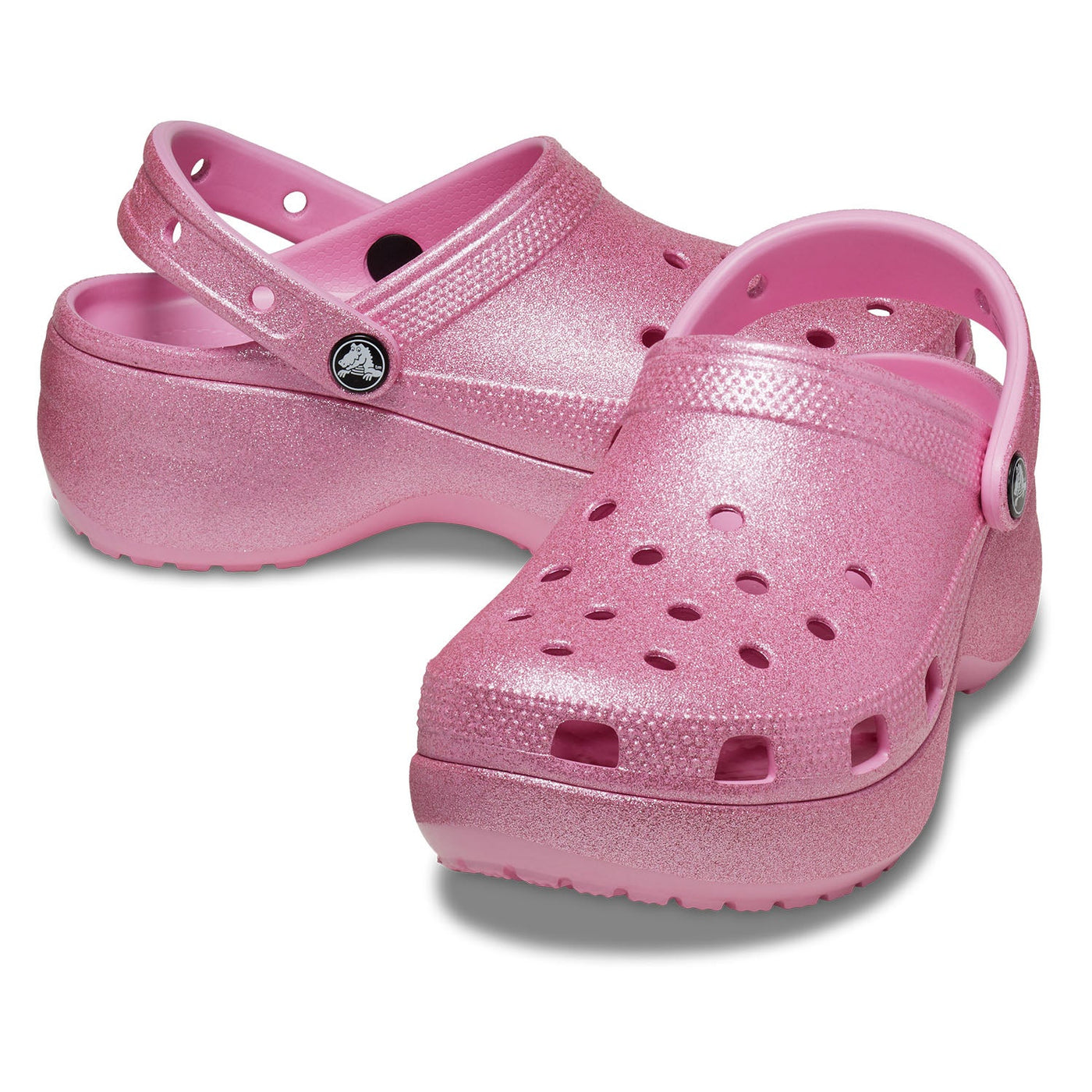 Classic Platform Glitter Clog Womens
