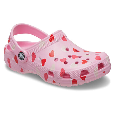 Classic Heart Print Clog Kids (Age 5+)