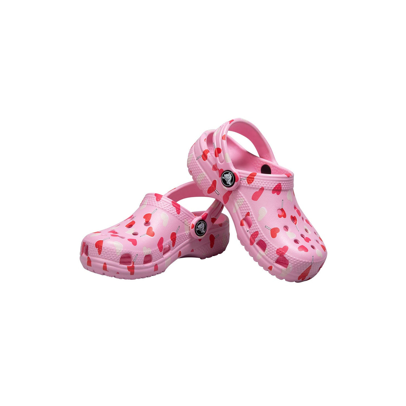 Classic Heart Print Clog Kids (Age 5+)